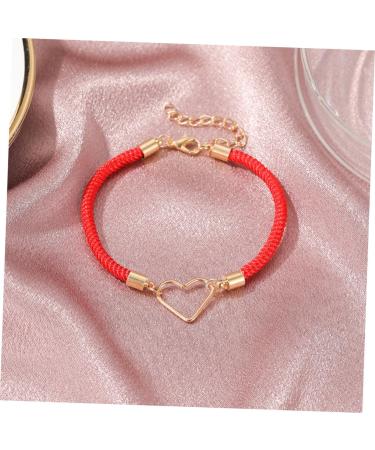 VALICLUD 4pcs Couple Bracelet Party Gifts Birthday Present Handmade Weaving Bracelet Solid Color Bracelet Bracelets Lucky Rope Bracelet Woven Bracelet Friendship Bracelet Hand Jewelry Charm - Buy Online on GoSupps.com