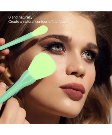 Premium Green Makeup Brushes Set - Soft Hair Blusher Powder & Eyeshadow Tools | Cosmetic Brush Collection for Flawless Makeup Application - Buy Online on GoSupps.com