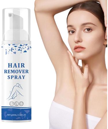  Mimoqk Hair Removal Spray Painless Depilatory Spray Moisturizing and Non-irritating Formula 100ml Face & Body Hair Remover for Men and Women Effective in Sensitive Skin - Buy Online on GoSupps.com