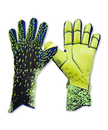 Olyspm goalkeeper gloves children football gloves goalkeeper gloves with comprehensive protection for a perfect hit non -slip breathable football gloves size 6/7/8/9/10 (green) - Buy Online on GoSupps.com
