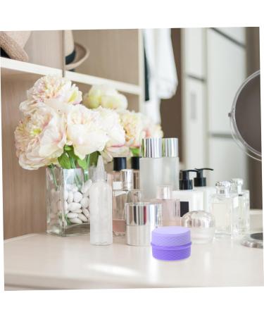 ABOOFAN 1 Set Cream Box Small Cream Container Travel Container for Cream Travel Essentials for Vacation Body Butters Portable Cosmetic Holder Make up Purple Storage Box Miss Silica Gel 6.5X6.5X4.5CM Purple - Buy Online on GoSupps.com