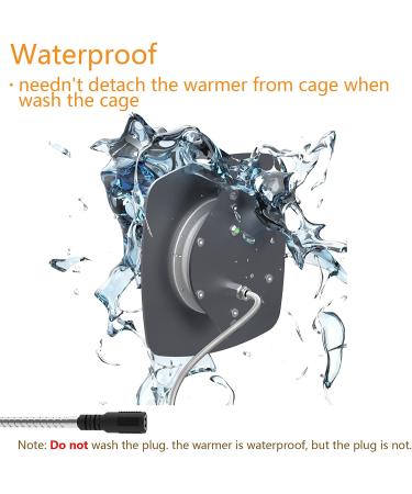 Ogioxam Bird Heater - Thermostatical Bird Warmer for Parakeets | IP67 Waterproof & 12V Bird Accessories - Buy Online on GoSupps.com
