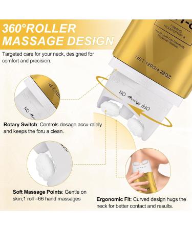 AH-8 Firming Neck Cream & Electric Massage Eye Cream Suit Neck and Eye Tightening & Rejuvenating Set Firming Smooth Fine Lines Reduce Wrinkles & Deep Moisturizing Skincare Day & Night Use(120g+50g) - Buy Online on GoSupps.com