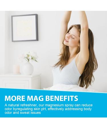 Pure Magnesium Oil Spray Magnesium Oil for Feet Easy to Absorb & Use Magnesium Oil Spray Glass Bottle 60ml - Buy Online on GoSupps.com