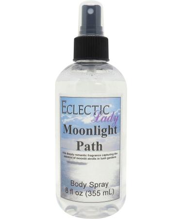 Moonlight Path Body Spray 8 ounces Body Mist for Women with Clean Light & Gentle Fragrance Long Lasting Perfume with Comforting Scent for Men & Women Cologne with Soft Subtle Aroma For Daily Use Regular Strength 8 Fluid Ounces