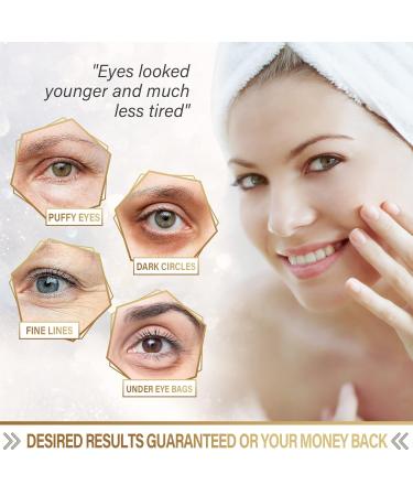 60 PCS 24K Gold Under Eye Patches - Hydrating Eye Masks for Dark Circles Puffiness & Fine Lines | Anti-Aging Eye Care - Buy Online on GoSupps.com