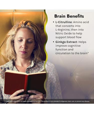 Irwin Naturals Brain Awake with Nitric Oxide Booster - 60 Liquid Softgels & Pill Case for Enhanced Focus | International Shipping Available - Buy Online on GoSupps.com