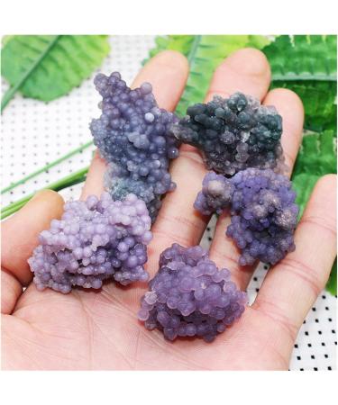 50g Natural Grape Agate Rough Ore Specimen Crystals Stones Crystals Quartz Gemstone Collectables Home Decoration Ornaments ERTEYIN - Buy Online on GoSupps.com