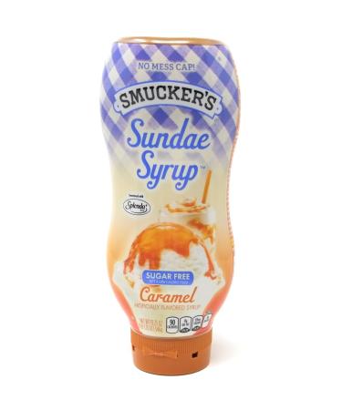 Smucker's Sundae Syrup Sugar Free Caramel Flavored Syrup, 19.25oz (Pack of 3)