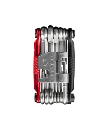 Crankbrothers M19 Multi-Tool + Case Matte Black and Red