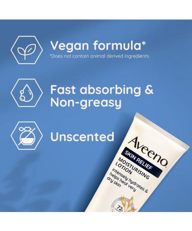 Aveeno Skin Relief Moisturising Hand Cream With Soothing Triple Oat Complex & Shea Butter Suitable For Sensitive Skin Intense Hydration Help s Relieve Dry and Tight Skin Unscented 75ml - Buy Online on GoSupps.com