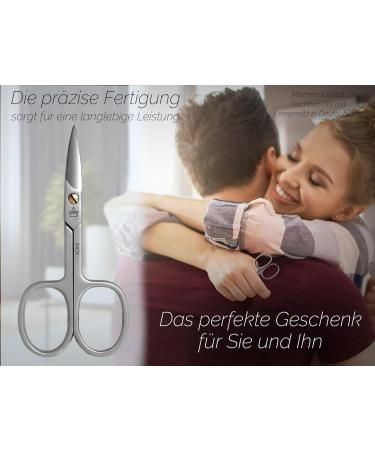 Professional Stainless Steel Nail Scissors - Curved 9cm for Precise Finger & Toenail Trimming - Ideal for International Shipping - Buy Online on GoSupps.com