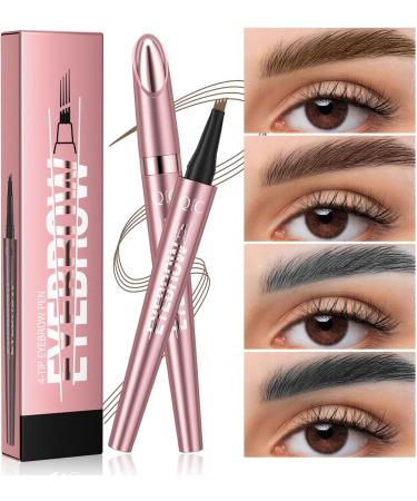  Anifer (02 Dark Brown) Microblading eyebrow pencil eyebrow pencil for hair drawing eyebrow pencil with split tip eyebrow pencil for microblading effect. - Buy Online on GoSupps.com