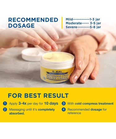 OHEAL Arthritis & Neuropathy Pain Relief Cream - Extra Strength for Joint & Muscle Aches - Buy Online on GoSupps.com