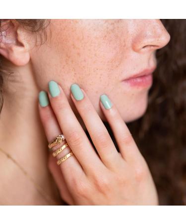 Avoa Beauty Nail Film - Me & Eucalyptus | Olive Green Self-Adhesive Long-Lasting Nail Wraps (16 Designs) - Perfect for International Shipping - Buy Online on GoSupps.com