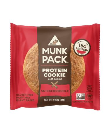 Munk Pack Protein Cookie, Snickerdoodle, 1 Cookie, 2.96 Ounce