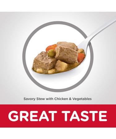 Hill's Science Diet Dry Dog Food Puppy Large Breeds with Real Meat and Whole Grains & Puppy Canned Dog Food Savory Stew with Chicken & Vegetables 12.8 oz 12 Pack wet dog food - Buy Online on GoSupps.com