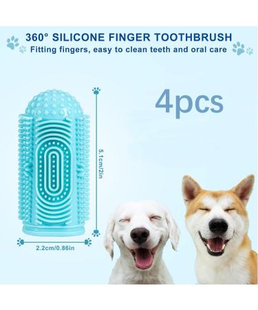4 PCS Cat Toothbrush Dog Toothbrush Puppy Toothbrush Dog Teeth Cleaning Finger Toothbrush for Dogs Dog Toothbrush Finger Cat Finger Toothbrush Finger Toothbrush Dog - Buy Online on GoSupps.com