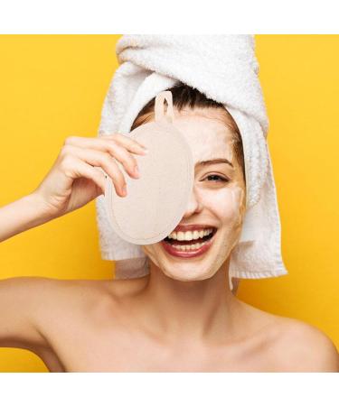 Buy Healeved Natural Loofah Sponge - Exfoliating Body Scrubber for Spa & Shower | Best Bath Sponge Pad - Buy Online on GoSupps.com