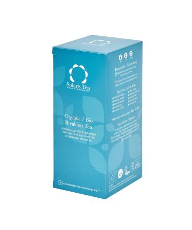Buy Solaris Tea Organic English Breakfast 40 Silk Tea Bags | Premium Assam Black Tea for Energizing Mornings - International Shipping Available - Buy Online on GoSupps.com