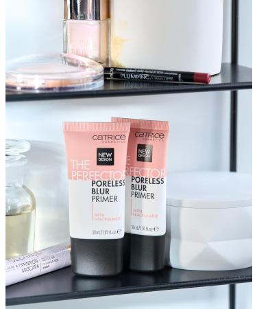  Catrice Catrice The Perfector Poreless Blur Primer Nude Long-lasting Natural Smoothing for blemish-prone skin vegan oil-free fragrance-free alcohol-free Pack of 3 (3 x 30 ml) - Buy Online on GoSupps.com