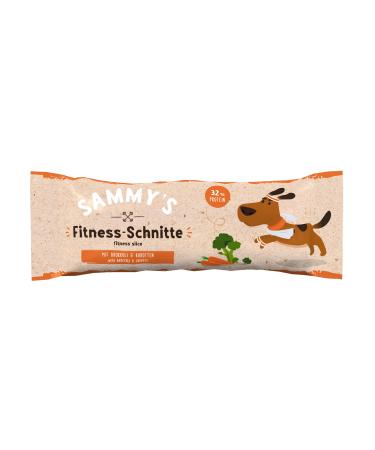 Sammy's - Fitness Cuts with Broccoli and Carrots - Dog Treat with Lots of Fresh Meat - Take-Away Bar - 20 x 25 g