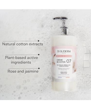Doliderm Paris - Creamy Shower Gel 33.8 Fl Oz (Fresh Cotton) - Buy Online on GoSupps.com