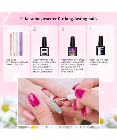 Phoenixy Gel Nail Polish Kit with UV Light - 18 Vibrant Soak Off Colors & 36W LED Nail Lamp - Perfect Manicure Starter Set & Gifts for Women - Buy Online on GoSupps.com