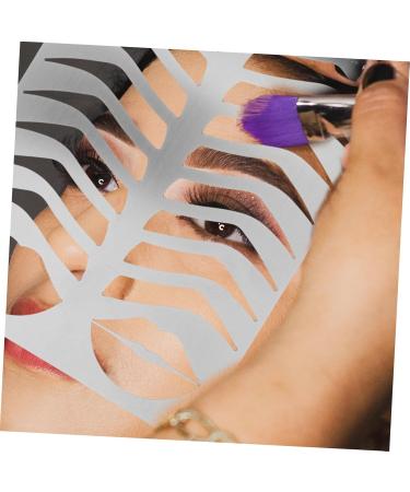 FOMIYES Eyebrow Template Mold Eyebrow Ruler Stencils Eyebrow Stencil Lip Stencil Eyebrow Trimming Lip Makeup - Buy Online on GoSupps.com
