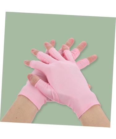 minkissy UV Nail Gloves 1 Pair Nail Gloves Half Finger Gloves Uv Shield Gloves Fingerless Driving Gloves Fingerless Uv Gloves Nail Lamp Gloves Sunblock Gloves Spandex Nail Polish Miss - Buy Online on GoSupps.com