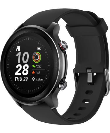 Cubitt CT4 Smart Watch Fitness Tracker - 1.28 TFT-LCD Color Touch Screen, IP68 Waterproof, Blood Oxygen/Heart Rate Monitor, Step Counter - 14 Sports Modes for Men and Women (Black) - Buy Online on GoSupps.com