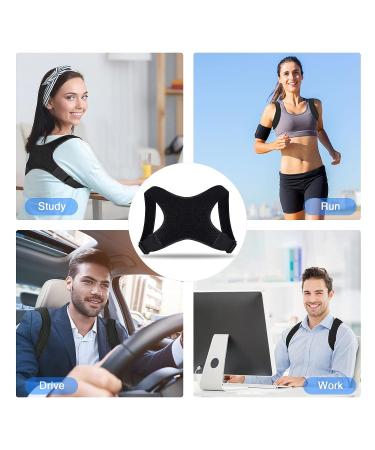 JUUPLE Posture Corrector for Women and Men - Adjustable Back Brace for Pain Relief and Posture Support - Buy Online on GoSupps.com