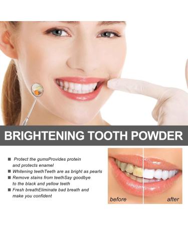 Natural Charcoal Teeth Whitening Powder | Activated Carbon for Stain Removal & Fresh Breath - Buy Online on GoSupps.com