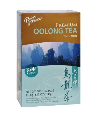 Prince of Peace Premium Oolong Tea 100 Individually Wrapped Tea Bags (1.8 g) Each
