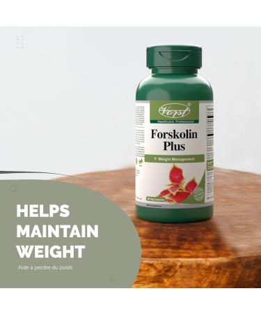 VORST Forskolin Plus 125mg With 25:1 Extract Ratio (3125mg Raw Extract Equivalent) 60 Vegan Capsules | Herbal Supplement for Men and Women | Includes 150mg African Wild Mango Extract | 1 Bottle 60 count (Pack of 1) - Buy Online on GoSupps.com