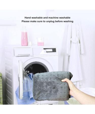 Alomejor Electrically Heated Foot Shoe - Fast Heating Foot Warmer Pillow 6 Speeds Microplush 2.7m Cable Home Use - Gray - Buy Online on GoSupps.com