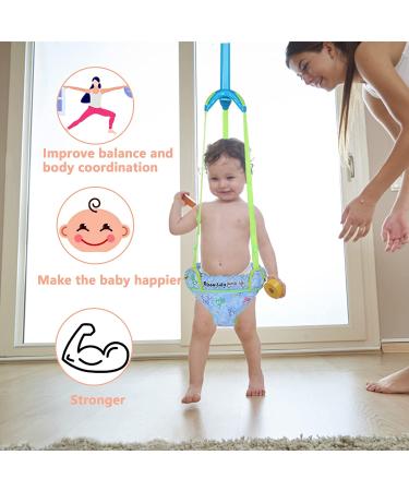 Baby Door Jumper - Adjustable Strap Exerciser for Active Infants 6-24 Months - Buy Online on GoSupps.com