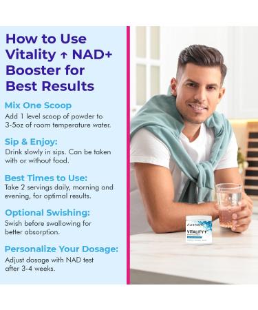 Jinfiniti Vitality NAD+ Optimization- A Patented Clinically Validated NAD+ Optimization Formula - Buy Online on GoSupps.com