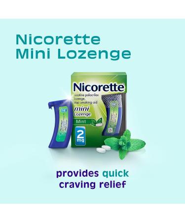 Nicorette Quit Smoking Lozenges - Fast-Acting Relief for Nicotine Cravings - Buy Online on GoSupps.com