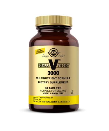 Solgar Formula VM-2000 Multinutrient Formula 90 Tablets