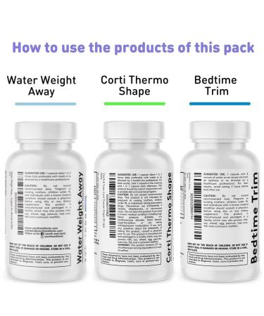 Shred Sculpt Lean 3x Diet Pills for Metabolism Energy & Water Weight Loss - Women & Men - Youth & Tonic - Buy Online on GoSupps.com