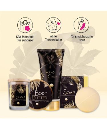 Accentra Luxury 5-Part Gift Set for Women | Fragrance Candle Soap Hand Cream Body Butter & Bath Bomb - Perfect for Birthdays & Special Occasions - Buy Online on GoSupps.com