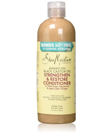 SHEA MOISTURE Jamaican Black Castor Oil Strengthen and Restore Conditioner 19.5 Ounce