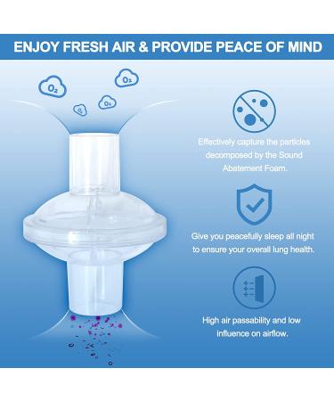 6 Pack Fit-Inline Filter for Philips Universal 22MM Tubing - Ensure Super Fresh Air with Foam Degradation Technology - Buy Online on GoSupps.com