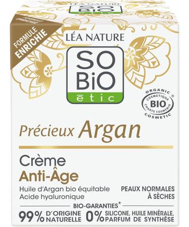 SO'BiO tic Pr cieux Argan Cosmebio Anti-Aging Day Cream 50 ml - Buy Online on GoSupps.com