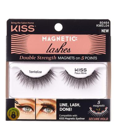 Kiss Magnetic Lashes Tantalize Faux Mink (Pack of 3)