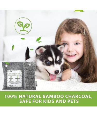 Clevast Bamboo Charcoal Air Purifying Bags - 14 Piece Assortment - Activated Natural Odor Absorber for Home, Closet, Shoe, Car - Pet Safe - Buy Online on GoSupps.com