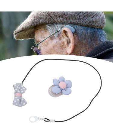 Anti-Loss Hearing Aid Clip Lanyard for Adults & Kids | Portable Protection with Flower Loop Pattern | Ideal for Seniors - Buy Online on GoSupps.com
