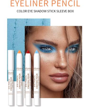 INTEROOKIE Makeup Eyeshadow Stick Cosmetics Eyeshadow Pen Beauty Makeup Matte Eyeshadow Set ONE - Buy Online on GoSupps.com
