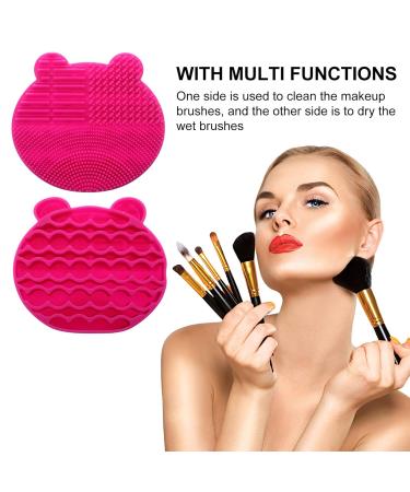Buy Beaupretty 2-in-1 Makeup Brush Holder & Cleaner | Portable Tool for Efficient Brush Washing & Makeup Removal | Ideal Makeup Scrubber Pad & Stand - Buy Online on GoSupps.com